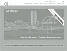 Tablet Screenshot of gudconsult.de